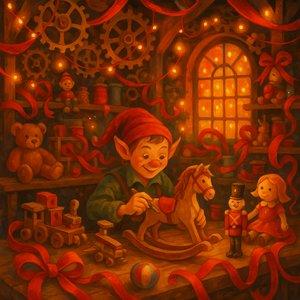 Elf's Cozy Christmas Workshop