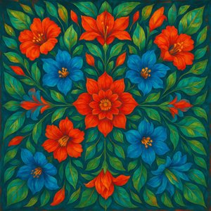 Emerald Bloom Mandala