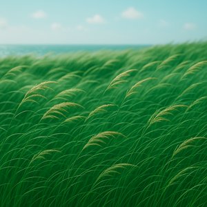 Emerald Waves — Coastal Fescue Field