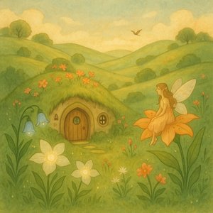 Fairy Hill at Golden Noon