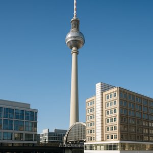 Fernsehturm over Alexanderplatz