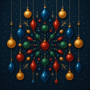 Festive Ornament Mandala