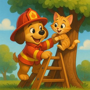 Firefighter Puppy to the Rescue