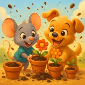 Garden Buddies: Tiny Flowers, Big Smiles