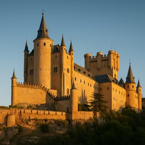 Golden-Hour Alcázar of Segovia
