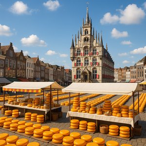 Gouda Cheese Market at the Historic Market Square