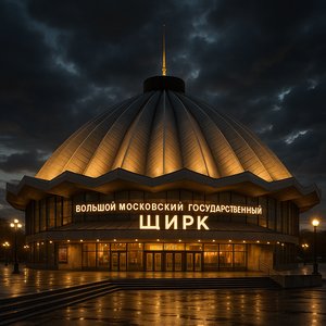 Great Moscow State Circus at Dusk