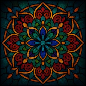 Jewel-Glass Mandala