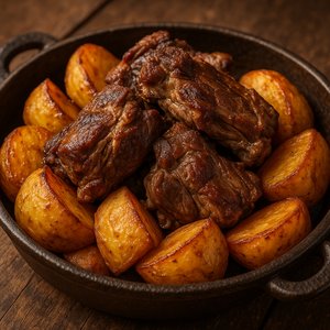 Kazan Kebab with Crispy Potatoes