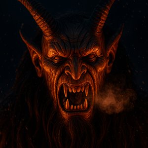 Krampus in the Firelight