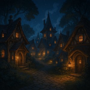 Lanternlit Hollow: A Midnight Village