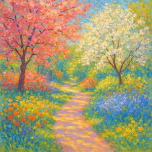 Luminous Spring Pathway