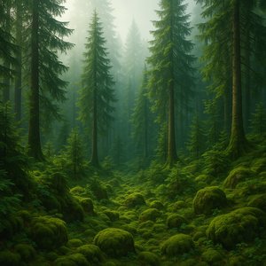 Mossy Morning in the Black Forest