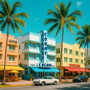 Ocean Drive Pastels