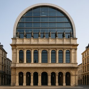 Opéra de Lyon — Modern Dome Meets Historic Façade