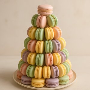 Pastel Macaron Tower