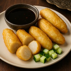 Pempek (Indonesian Fishcakes) with Cuko Sauce