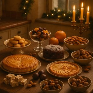 Provençal 13 Desserts — Warm Christmas Table