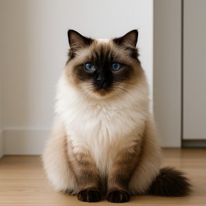 Ragdoll in Minimalist Light