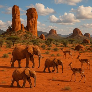 Red Earth Procession — Samburu Reserve