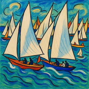 Regatta in Turquoise