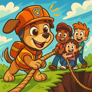 Rescue Pup to the Pull!