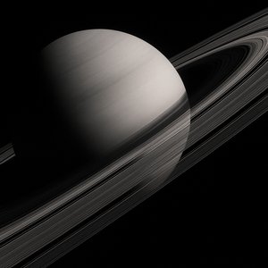 Saturn Close-Up: Diagonal Sweep of the Rings
