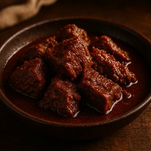 Slow-Braised Beef Rendang in Rich Coconut-Spice Sauce