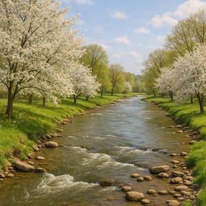 Spring Along the Cuyahoga: Blossoms by the River