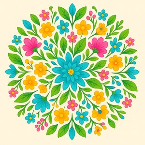 Spring Blossom Mandala