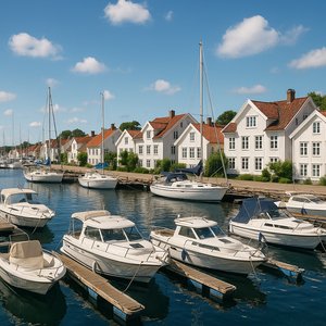 Summer Marina in Kristiansand
