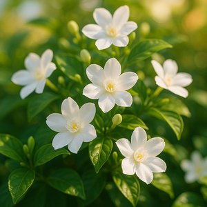 Sunlit Sampaguita Cluster