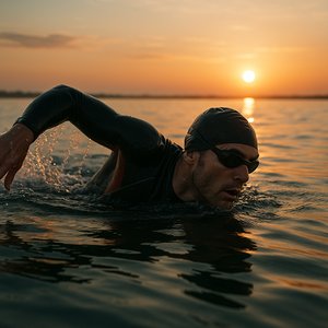 Sunrise Open-Water Triathlete
