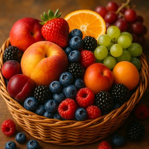 Vivid Summer Fruit Basket