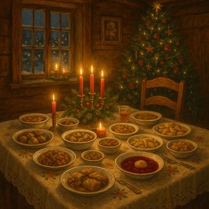 Wigilia: The Empty Seat by Candlelight