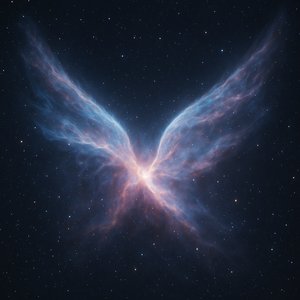 Winged Nebula — Ethereal Plasma Wings