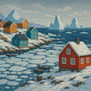 Winter Harbor in Greenland