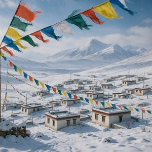 Winter on the Tibetan Plateau