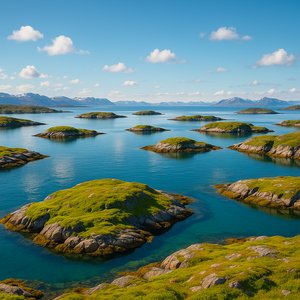 Aasiaat Archipelago in Summer Light