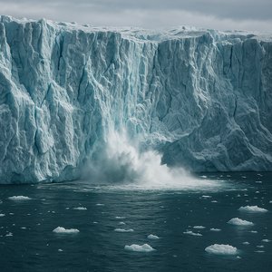 Calving Front — Greenland Glacier