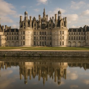 Château de Chambord at Reflection