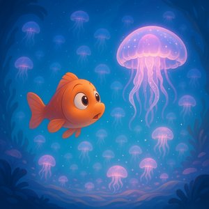 Curious Goldie and the Glowing Jellyfield