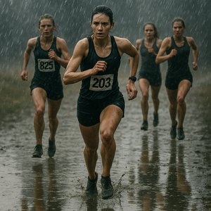Driving Through the Downpour: Cross Country Race