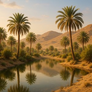 Golden Oasis — Central Iranian Desert
