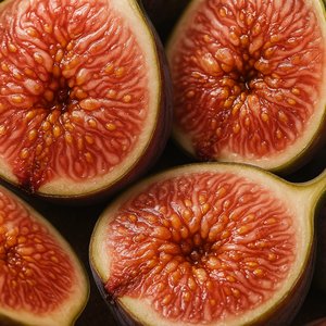 Honeyed Fig Halves — Ultra-detailed Macro