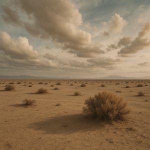 Llanura del Kavir al crepúsculo