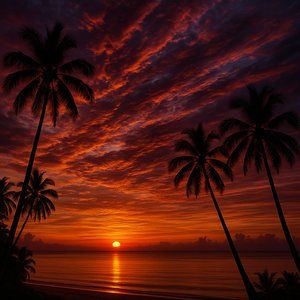 Koh Samui Ember: Sunset Over the Gulf