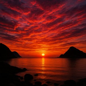 Koh Tao Ember: Sunset Over the Gulf