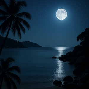 Moonlit Tranquility — Koh Tao Night Coastline