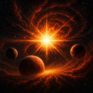 Radiant Supernova: Birth of Fire and Shockwave